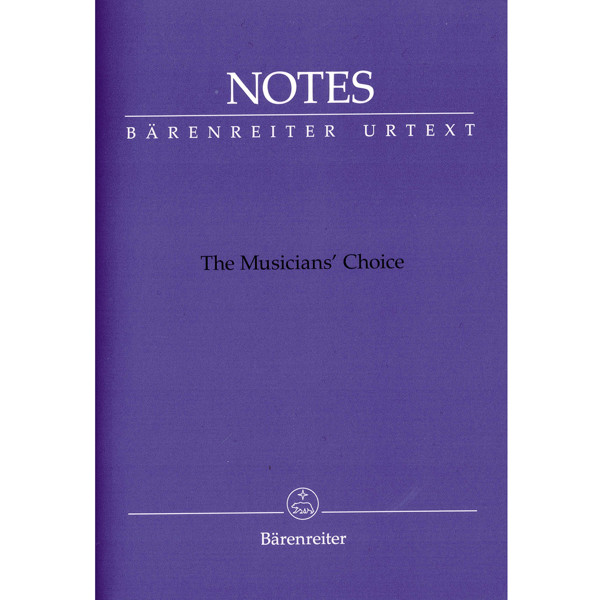 Notes - Notisbok med Notelinjer og Blanke sider. The Musicians Choice. Faure Purple