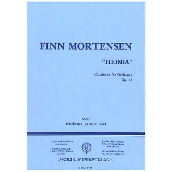 Hedda Op. 42, Finn Mortensen - Orkester Partitur