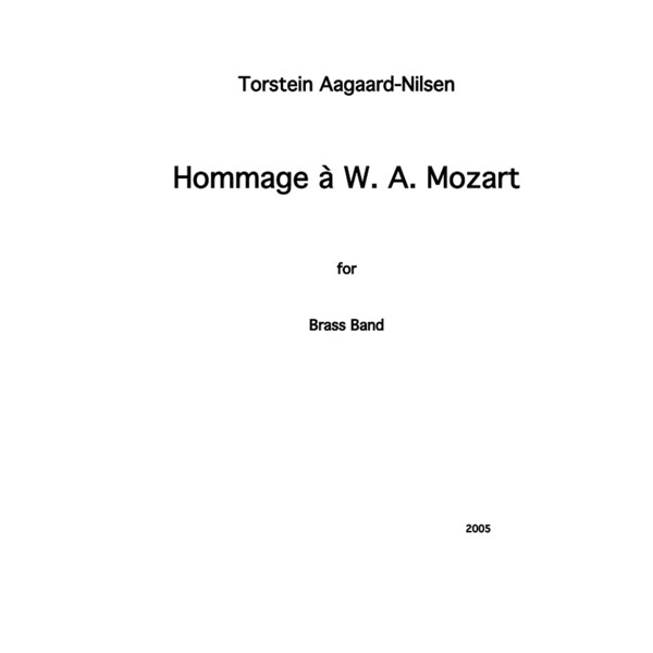 Hommage a W.A.Mozart BB Torstein Aagaard-Nilsen