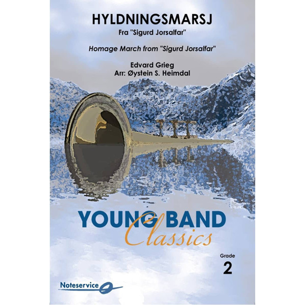 Hyldningsmarsj fra Sigurd Jorsalfar, Edvard Grieg arr Øystein Sjøvaag Heimdal. YCB2