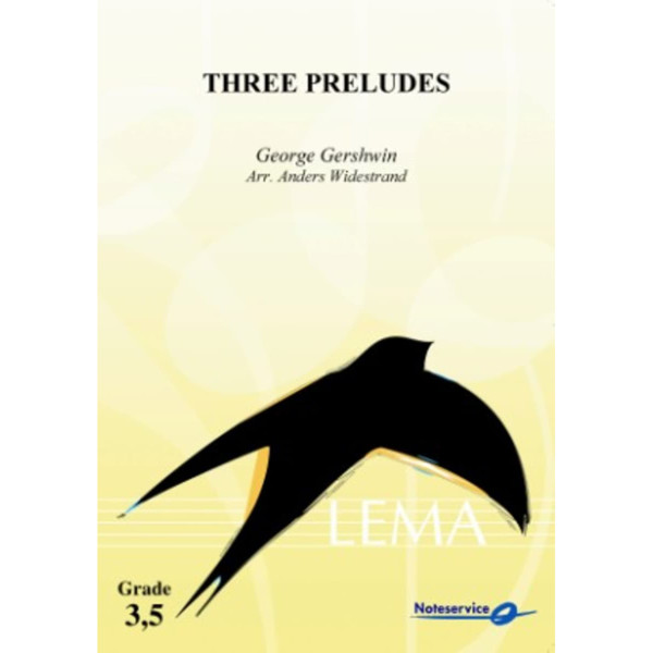 Three Preludes (Prelude I, II og III) CB4 George Gershwin-A