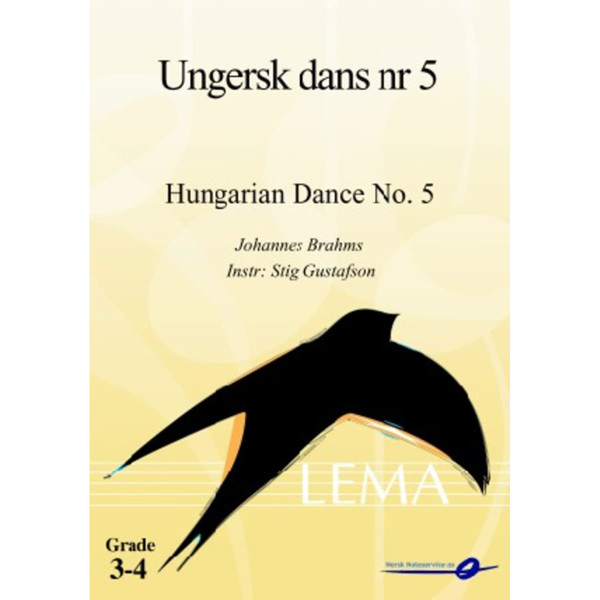 Ungersk dans nr 5 - Hungarian dance no 5 CB3,5 J.Brahms - S