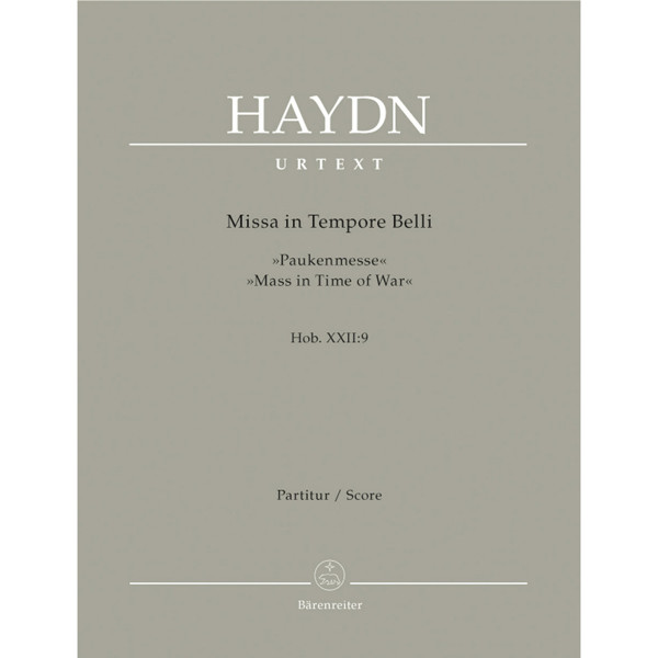 Mass in the Time of War (Pauken-Messe) Score. Joseph Haydn