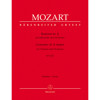 Concerto for Clarinet A and Piano, KV622, Wolfgang Amadeus Mozart. Score