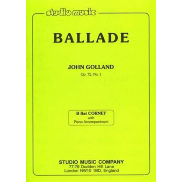 Ballade (John Golland)  op. 72 No. 1 - Brass Band - Cornet solo