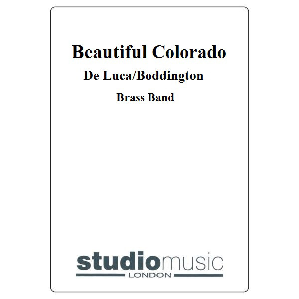 Beautiful Colorado (De Luca/Boddington) - Brass Band - Euphonium solo