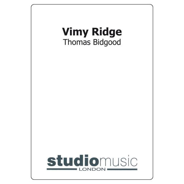 Vimy Ridge (Bidgood) - Brass Band lite format