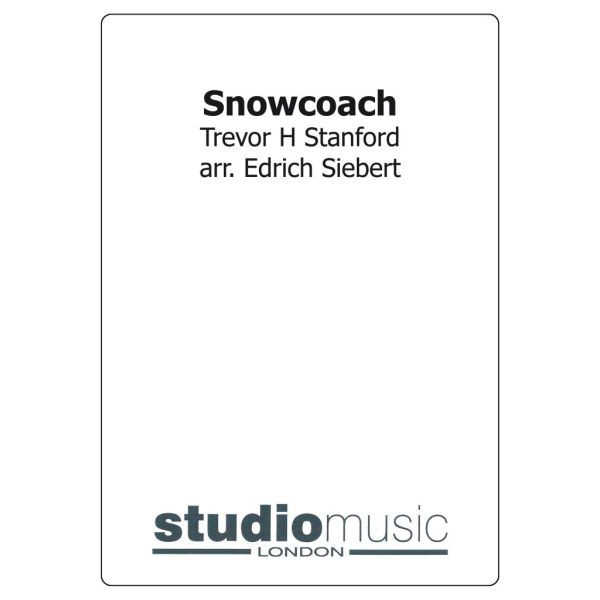 Snowcoach (Arr. Siebert) - Brass Band lite format