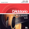 Gitarstrenger Akustisk D'Addario EJ12 Medium Bronze .013-.056