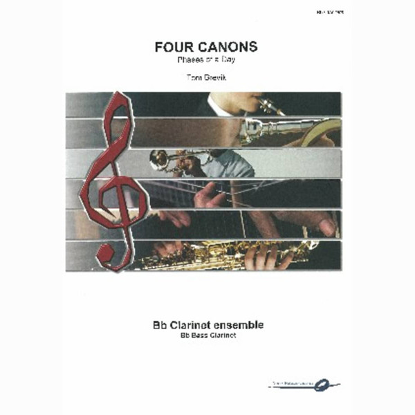 Four Canons - Phases of a day Bb Clarinet Ensemble Tom Brev