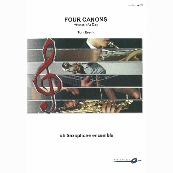 Four Canons - Phases of a day Eb Saxophone (alt+bar) Ensemb