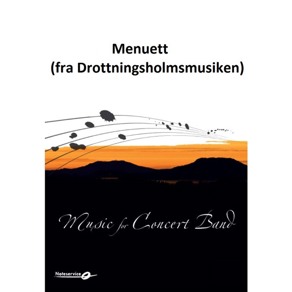 Menuett (fra Drottningsholmsmusiken) CB3,5 Johan Helmich Ro