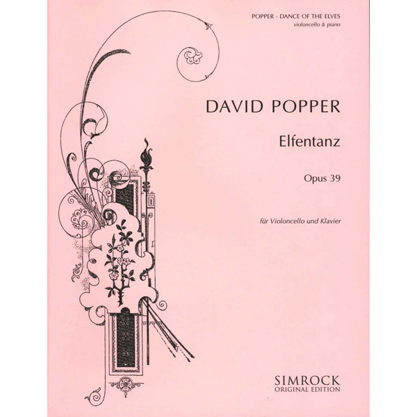 Elfentanz Opus 39 David Popper. Cello and Piano (Dance of the Elves)