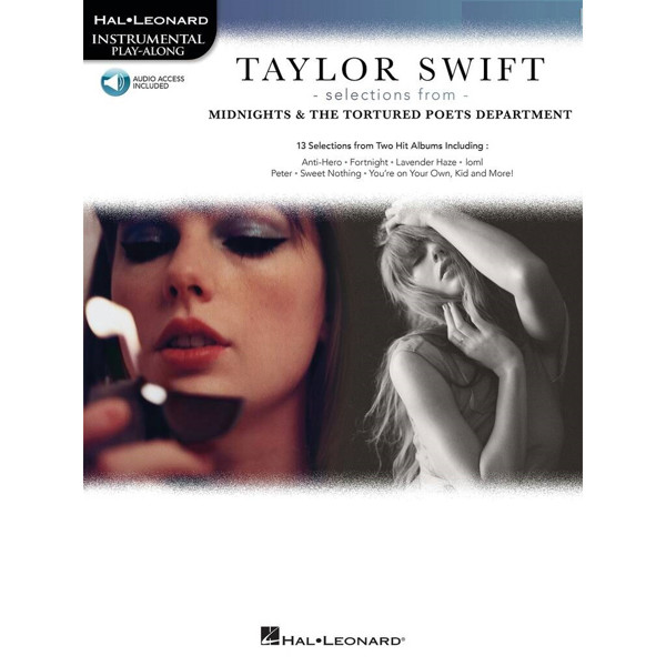 Taylor Swift Selections from Midnights & Tortured, Violin. Book and Audio Online